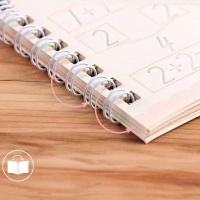 Set 4 caiete de lucru si stilou magic, reutilizabile, multicolor, Sank Magic, 4026B